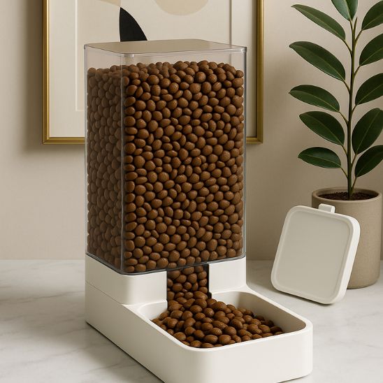 DISTRIBUTEUR DE CROQUETTES POUR CHAT - CROQ'AUTOMATIQUE™