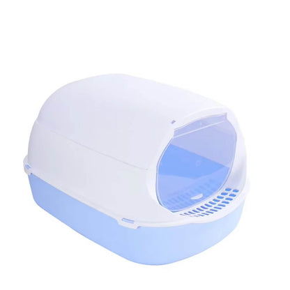 bac a litiere pour chat chat violet