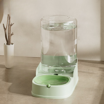 distributeur de croquettes pour chat elegance vert