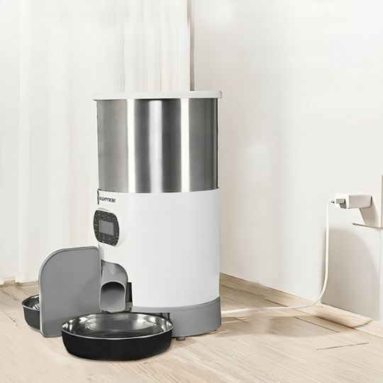 distributeur automatique croquettes chat separation