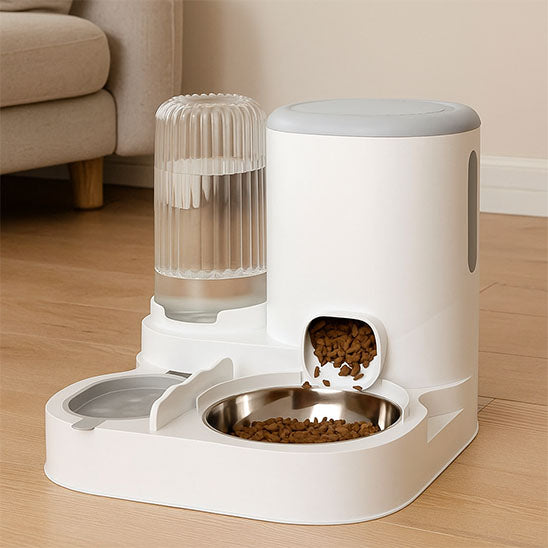 distributeur de croquettes pour chat automatique