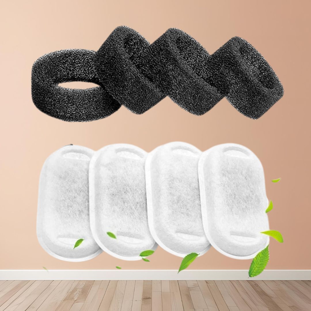 fontaine à eau chat Miaowflow 4 filtres 4 éponges