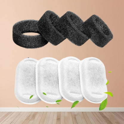 fontaine à eau chat Miaowflow 4 filtres 4 éponges