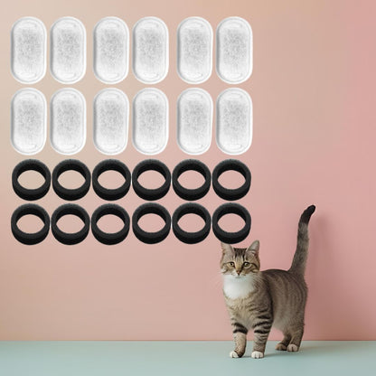 fontaine a eau pour chat 12 filtres