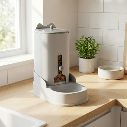 DISTRIBUTEUR DE CROQUETTES POUR CHAT - ELEGANCE FELINE™